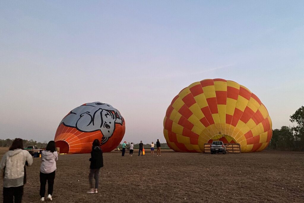 ケアンズ熱気球ツアー離陸ポイント