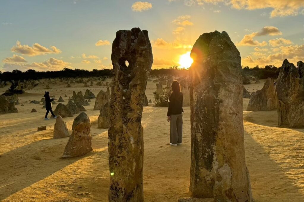 ピナクルズの夕日鑑賞