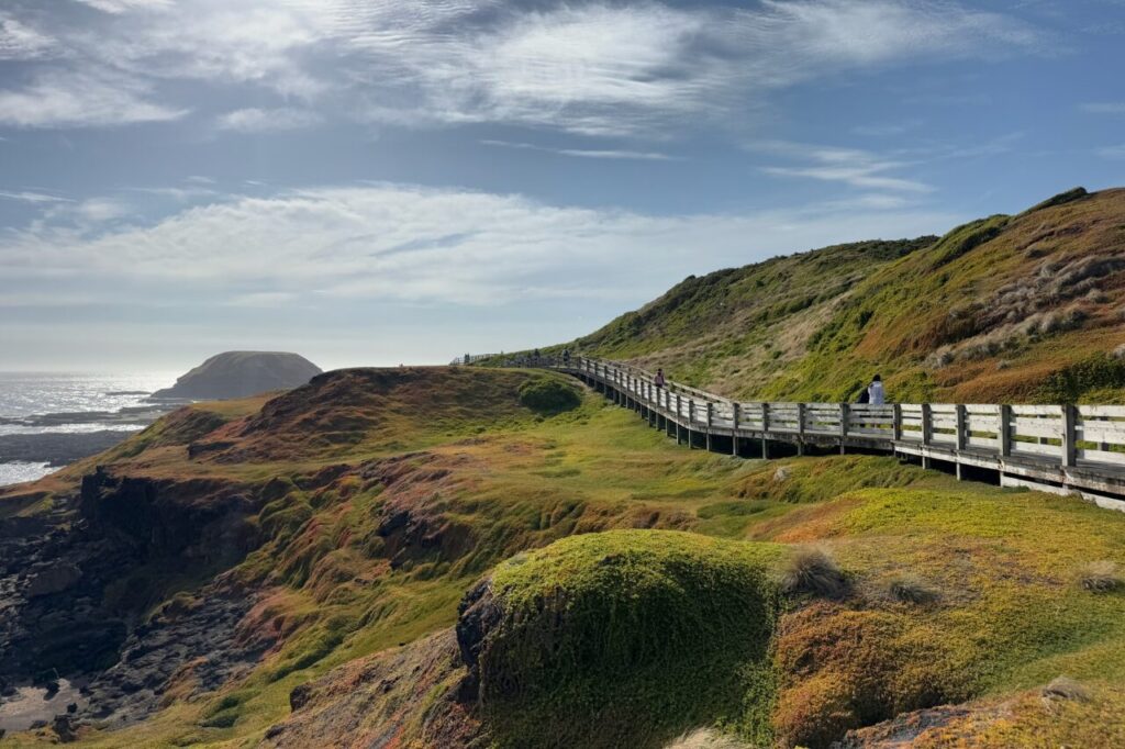 ノビーズ岬のボードウォーク