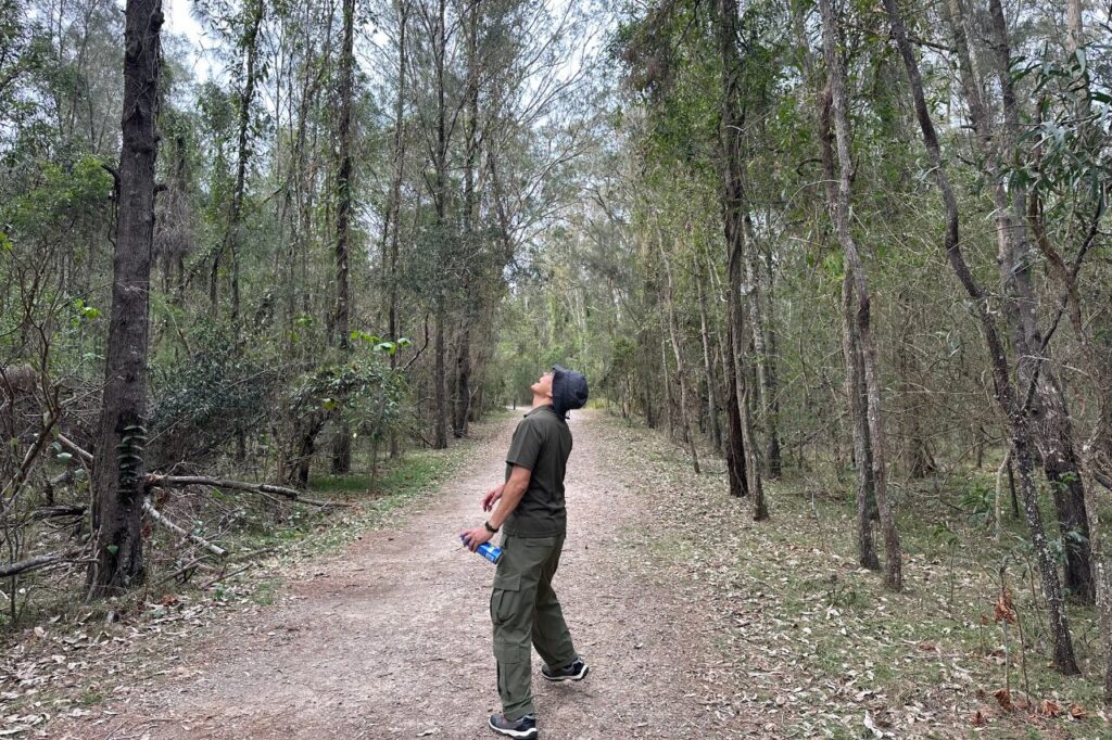 クーンババ自然保護区でガイドツアー