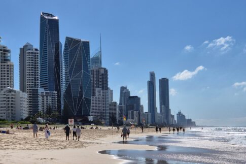 ゴールドコーストのビーチ