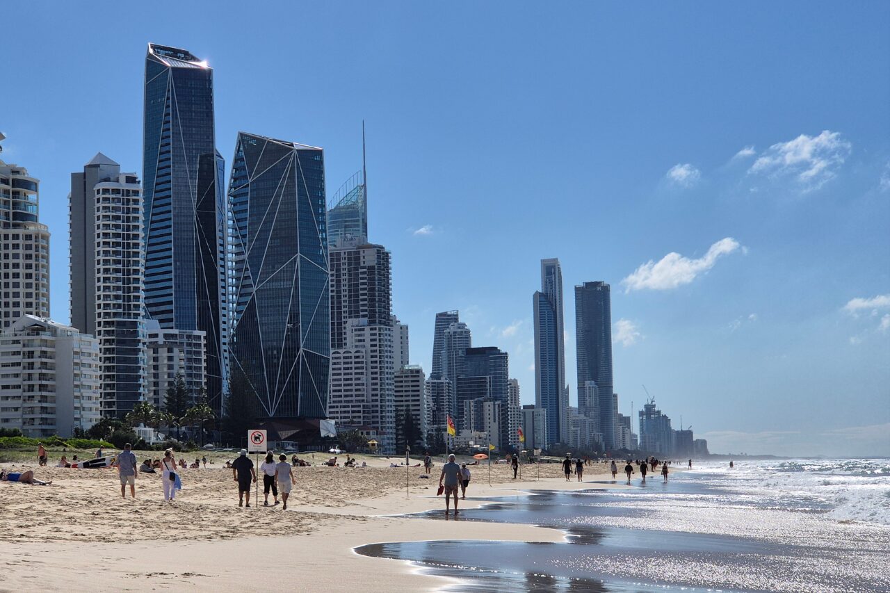 ゴールドコーストのビーチ