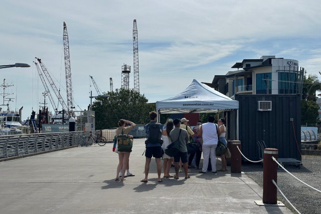 シーモートンのチェックイン場所