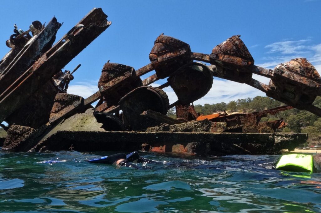 モートン島の沈没船