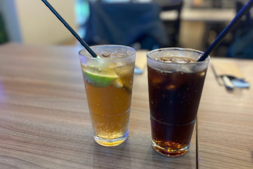 エコサファリツアーのドリンク