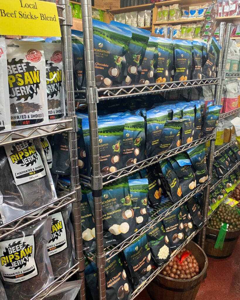 アサートン高原のザ・ハンピーのマカダミアナッツ