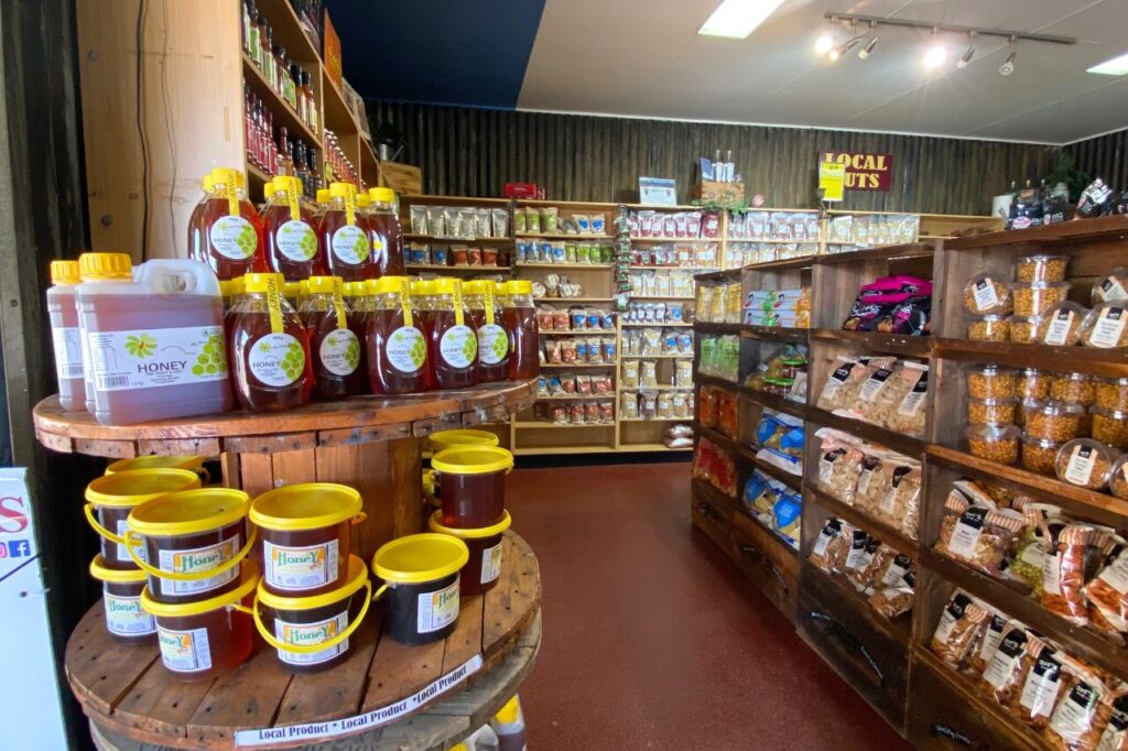 アサートン高原のザ・ハンピー店内