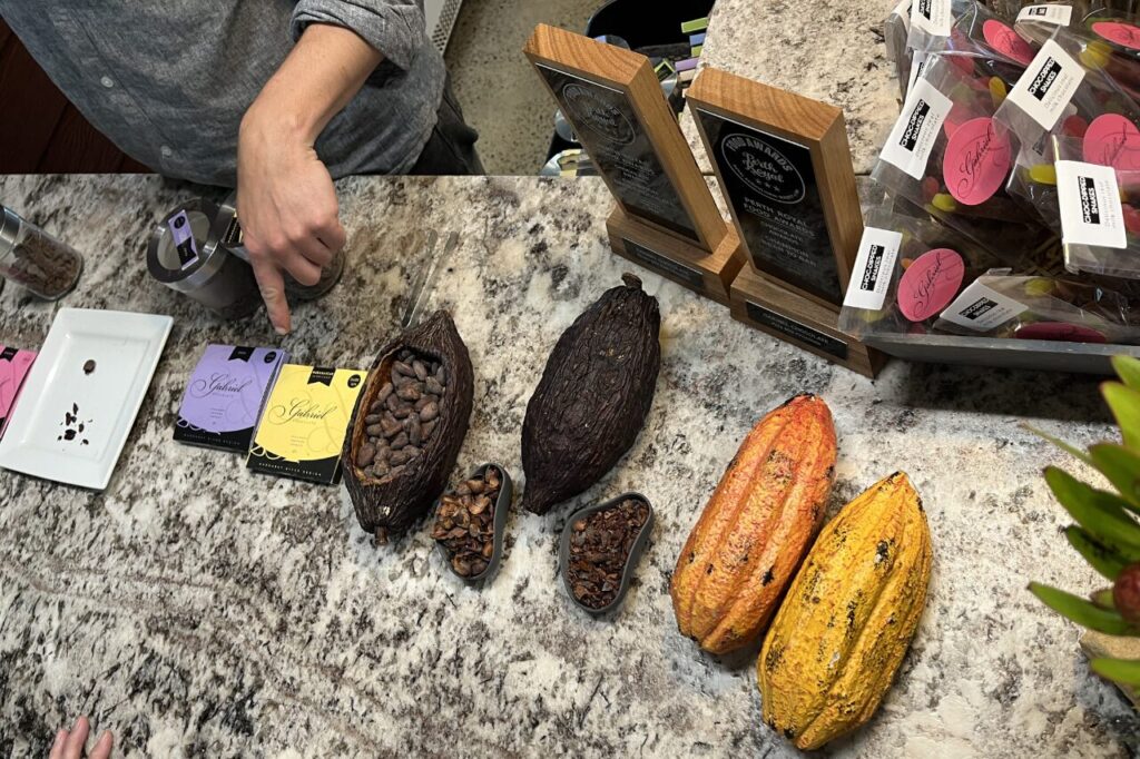 マーガレットリバーのガブリエル・チョコレートで試食