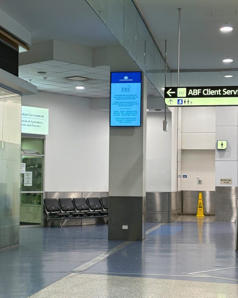 シドニー空港のABF Client Service