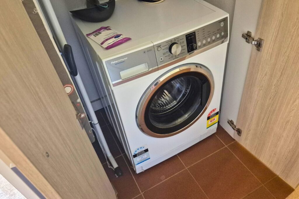 エミュ・ウォーク・アパートメントの洗濯機